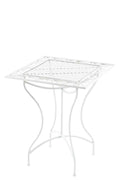 Nostalgische IJzeren Tafel - Vintage Stijl - Extreem Stabiel Kleur wit
