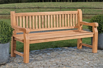 Teakhouten Tuinbank Jackson - Massief Hout - Ergonomisch Comfort Kleur teak