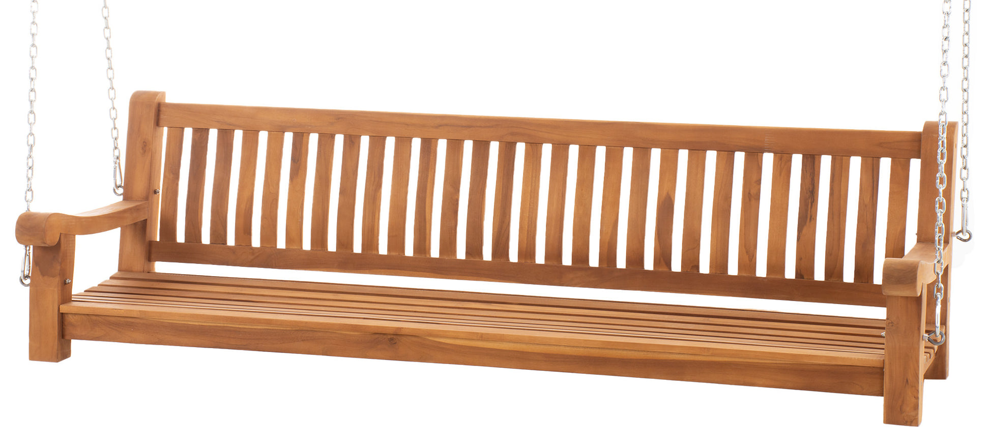 Teakhouten Schommelbank - Tuin Relaxmeubel - Duurzaam en Stijlvol Design Kleur teak Maat