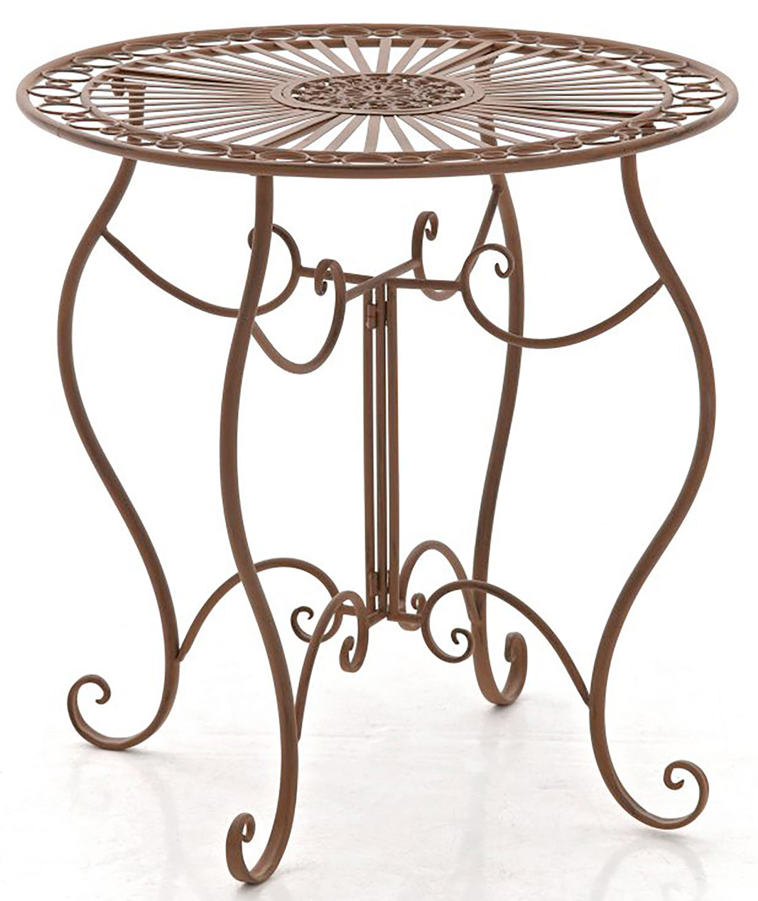 Nostalgische Tuin Tafel - Verfijnde Blikvanger - Handbewerkt Ijzer Kleur bronzen