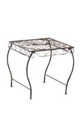 Ijzeren Tafel Zarina - Nostalgisch Design - Handgemaakt en Extreem Stabiel Kleur bronzen