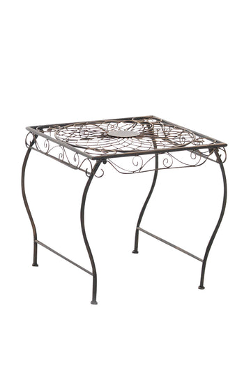 Ijzeren Tafel Zarina - Nostalgisch Design - Handgemaakt en Extreem Stabiel Kleur bronzen