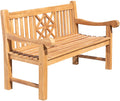 Teakhouten Tuinbank - Buitenbank - Duurzaam Ergonomisch Comfort Kleur teak Maat