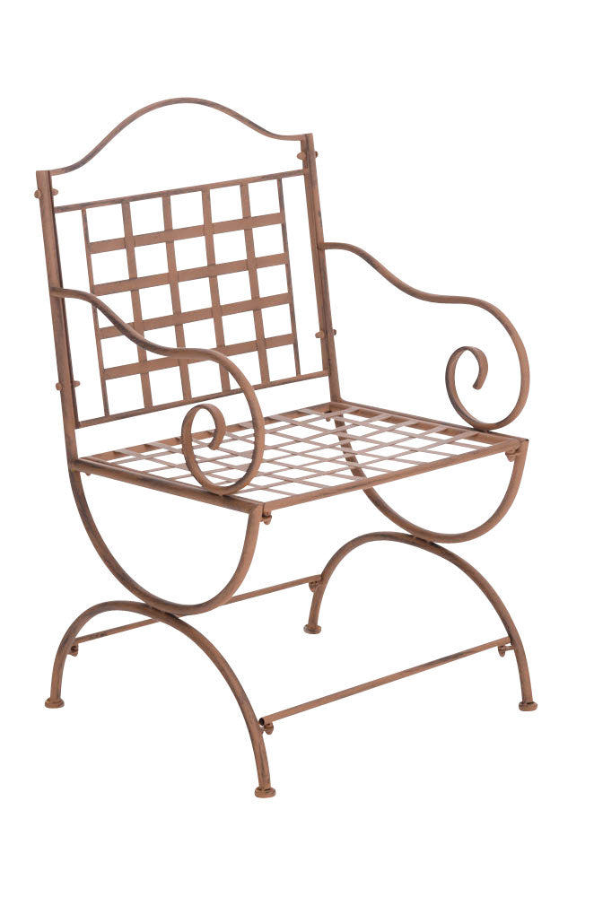 Nostalgische Tuinstoel - Retro Stoel - Handgemaakt & Extreem Stabiel Design Kleur antiek bruin