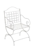 Nostalgische Tuinstoel - Retro Stoel - Handgemaakt & Extreem Stabiel Design Kleur antiek wit