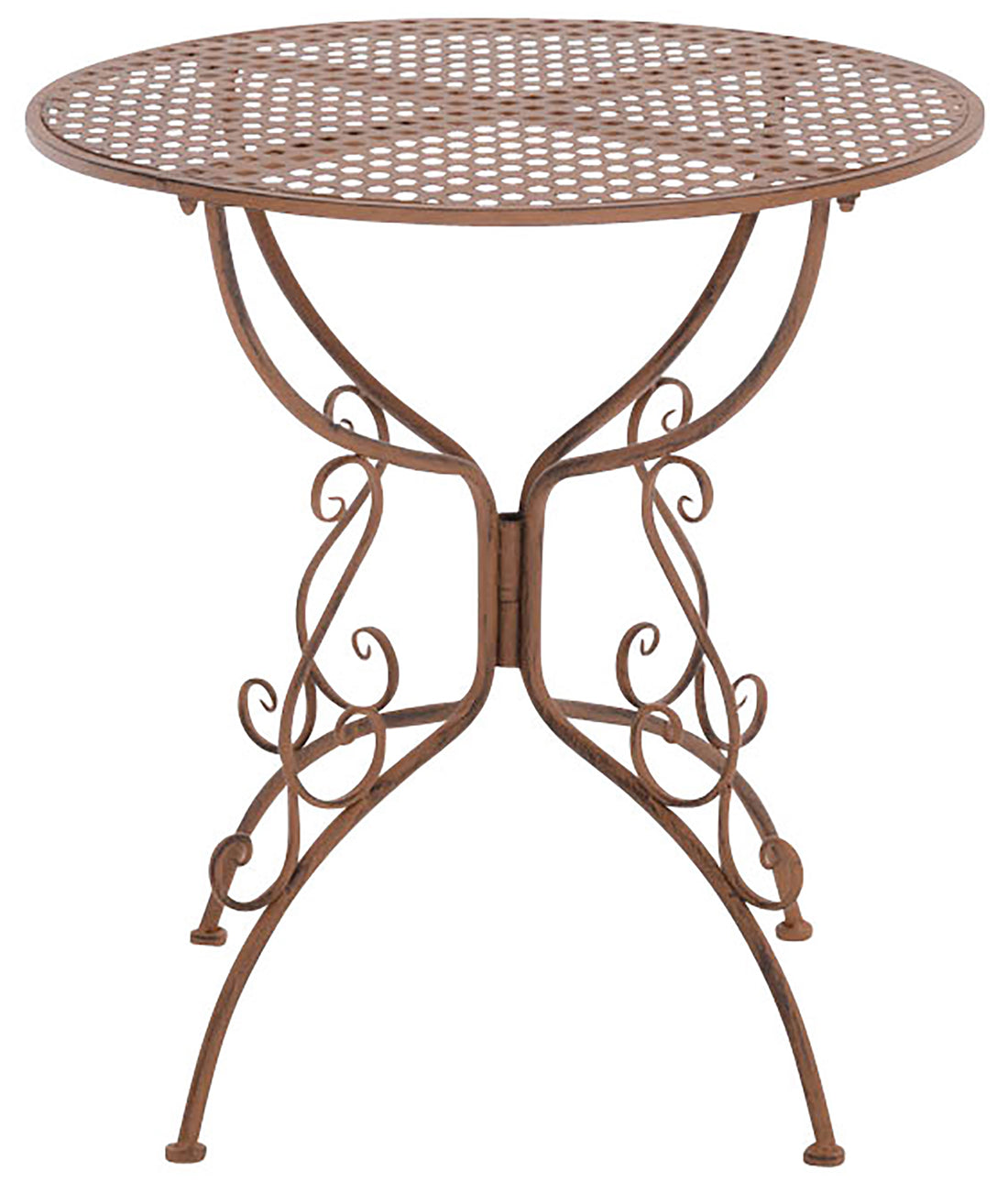 Nostalgische Tuintafel - Retro Design - Handgemaakt & Stabiel Ijzer Kleur bronzen