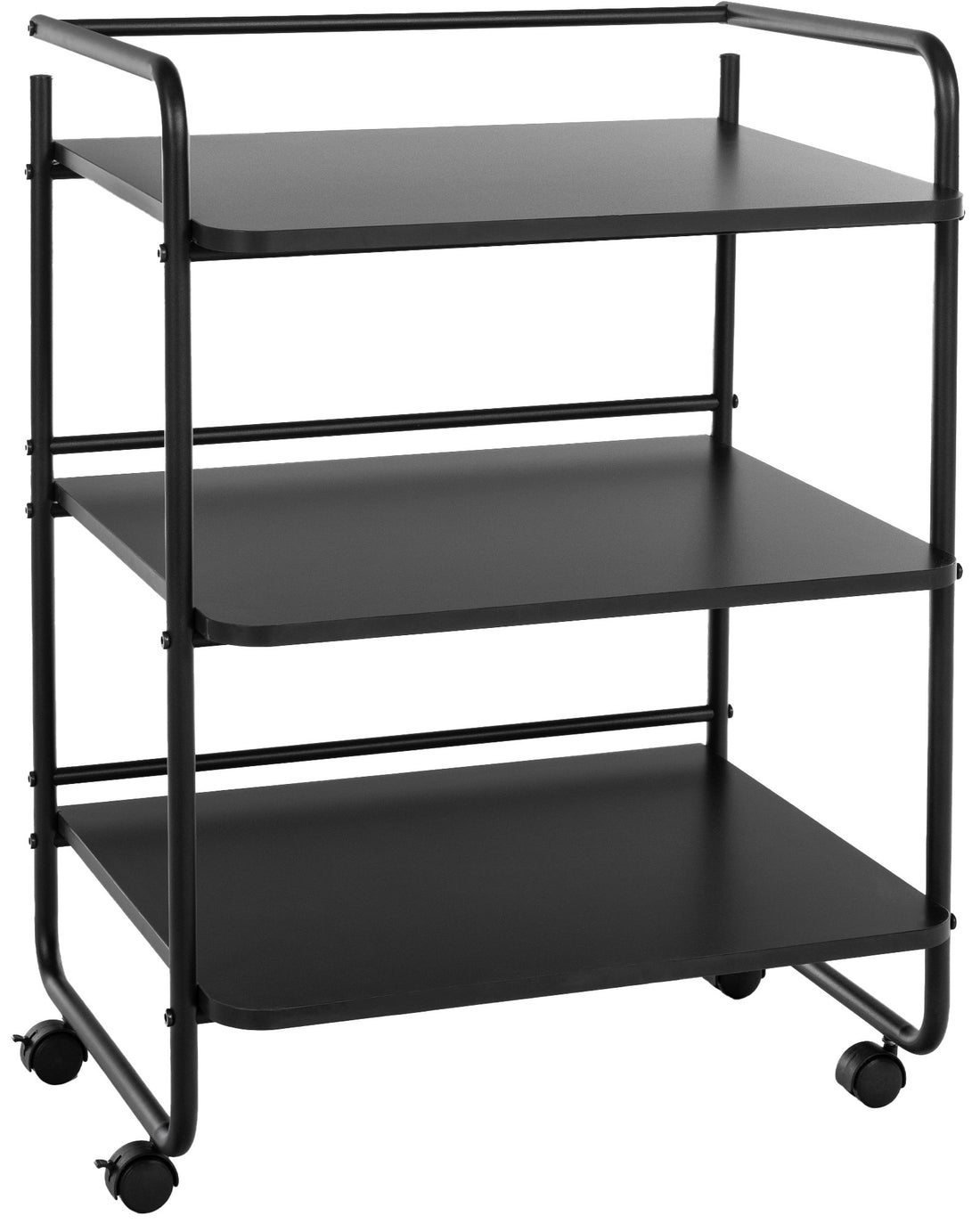 Multifunctionele Rolwagen - Opslagkar - Verplaatsbare Wielen, 60 kg Belasting Kleur wit