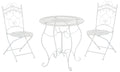 Tuinmeubelset - Terrasmeubilair, Nostalgisch Design, Handgemaakt Decor Kleur wit