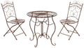 Tuinmeubelset - Terrasmeubilair, Nostalgisch Design, Handgemaakt Decor Kleur antiek bruin