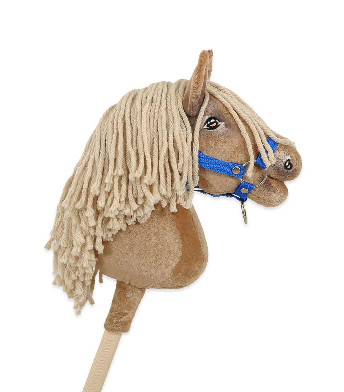 Super Hobby Horse Premium – stokpaard – handgemaakt palomino paard – veilig & duurzaam speelplezier