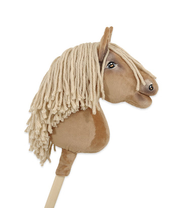 Super Hobby Horse Premium – stokpaard – handgemaakt palomino paard – veilig & duurzaam speelplezier