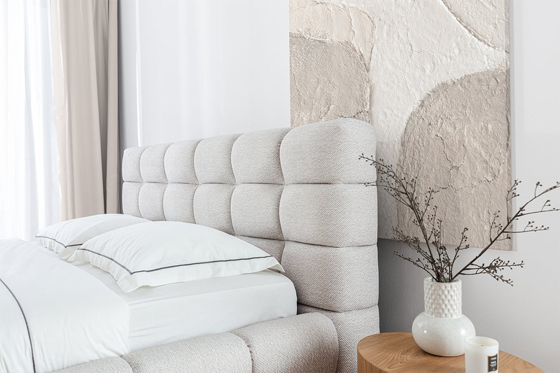 Magnelio Prestige Gestoffeerd Slaapkamerbed 180x200 | Kleur: Aanpasbaar | Maat: 180x200 cm