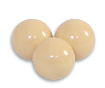 Plastic ballen voor droog zwembad - speelballen - kindveilig en duurzaam - 50 stuks - beige