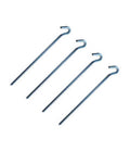 Grondhaken voor Tuinbogen - Verankering - Gegalvaniseerd Staal, 30 cm Sterk Maat 4er Set Kleur zilver
