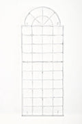 Klimrek IJzeren Trellis - Decoratief Plantenrek - Elegante Antieke Patina Afwerking Kleur antiek wit