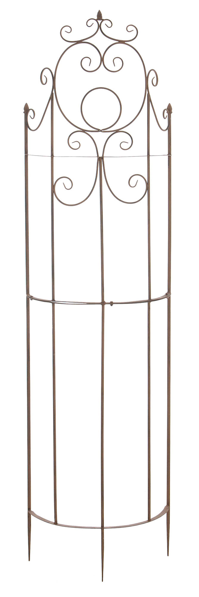 Rankhulp Landelijke Stijl - Klimhulp - Handgemaakt IJzer, Perfect voor Tuinontwerp Kleur antiek bruin