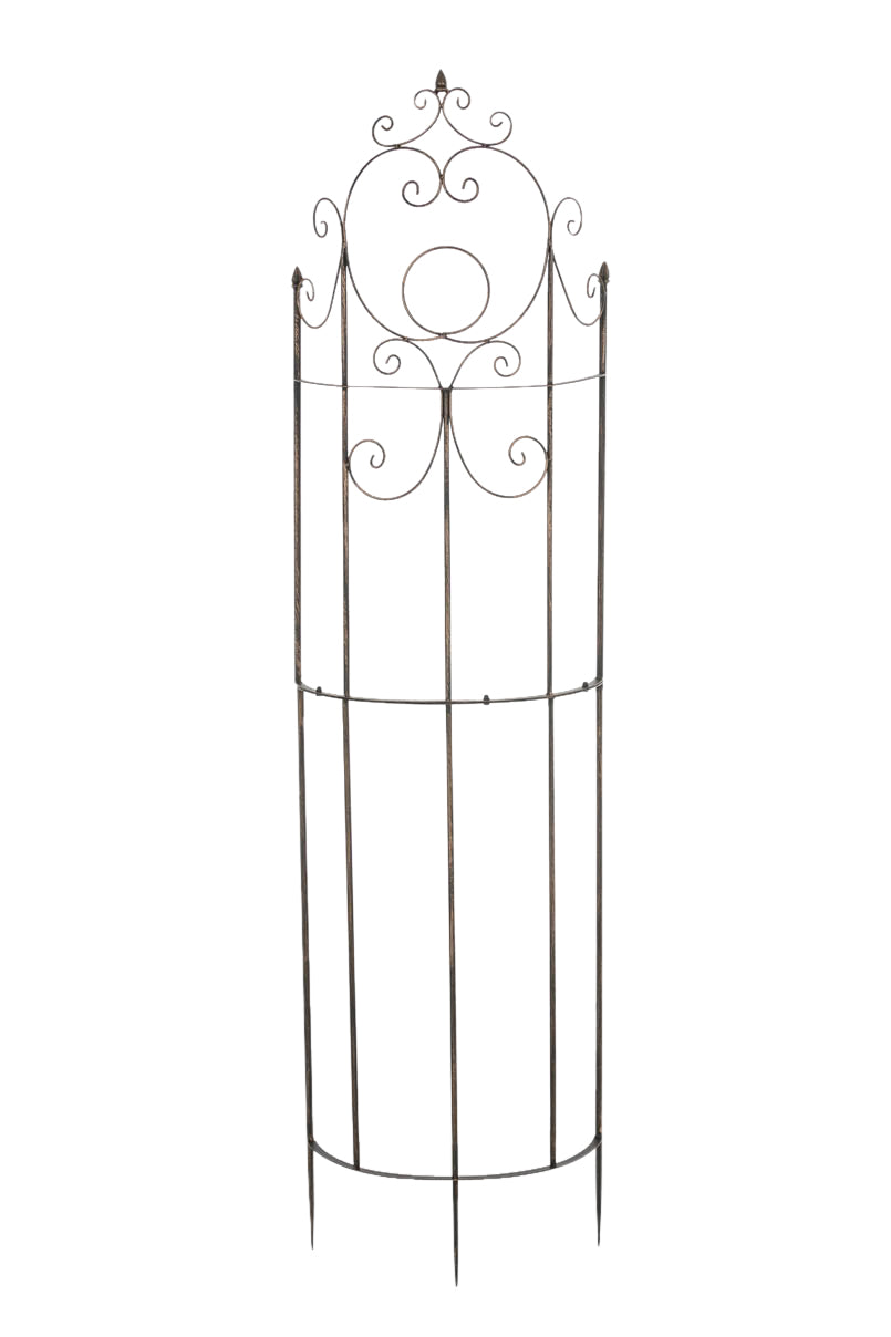Rankhulp Landelijke Stijl - Klimhulp - Handgemaakt IJzer, Perfect voor Tuinontwerp Kleur antiek bruin