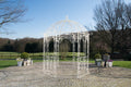 Plantenpaviljoen - Tuinpaviljoen - Stijlvol Ontwerp, Uiterst Stabiel Ijzer Kleur antiek-creme
