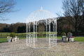 Plantenpaviljoen - Tuinpaviljoen - Stijlvol Ontwerp, Uiterst Stabiel Ijzer Kleur wit