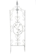 Klimrek - Plantensteun - Stevige verankering voor klimplanten Kleur antiek wit