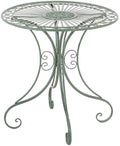 Nostalgische Tuin Tafel - Retro Eettafel, Handgemaakte Stabiliteit voor Kleine Ruimtes Kleur antiek-groen