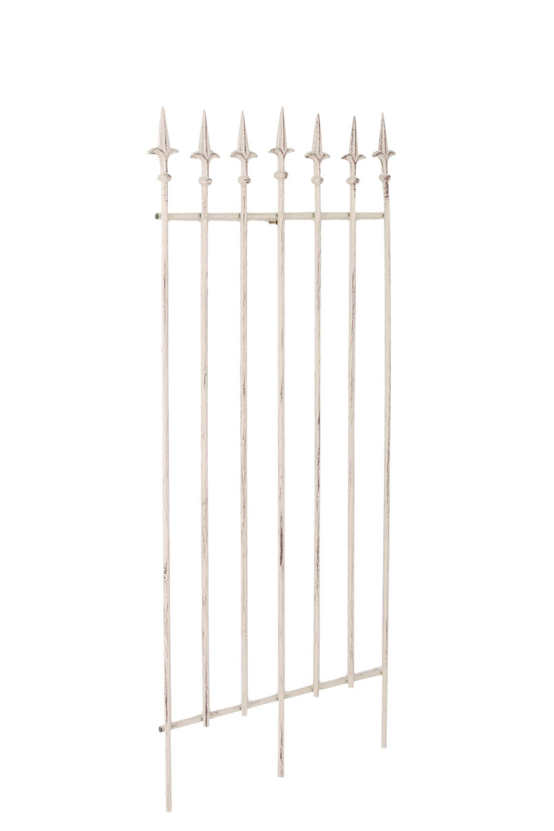 Rustieke Klimmersteun - Nostalgische Plantensteun - Handgemaakt Ijzer Design Kleur antiek-creme