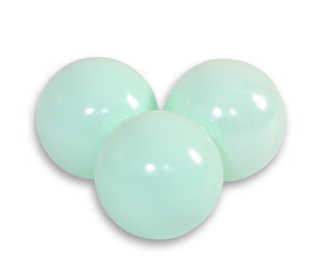 Plastic ballen voor ballenbad - speelballen - kindveilig & flexibel - 50 stuks - licht mint