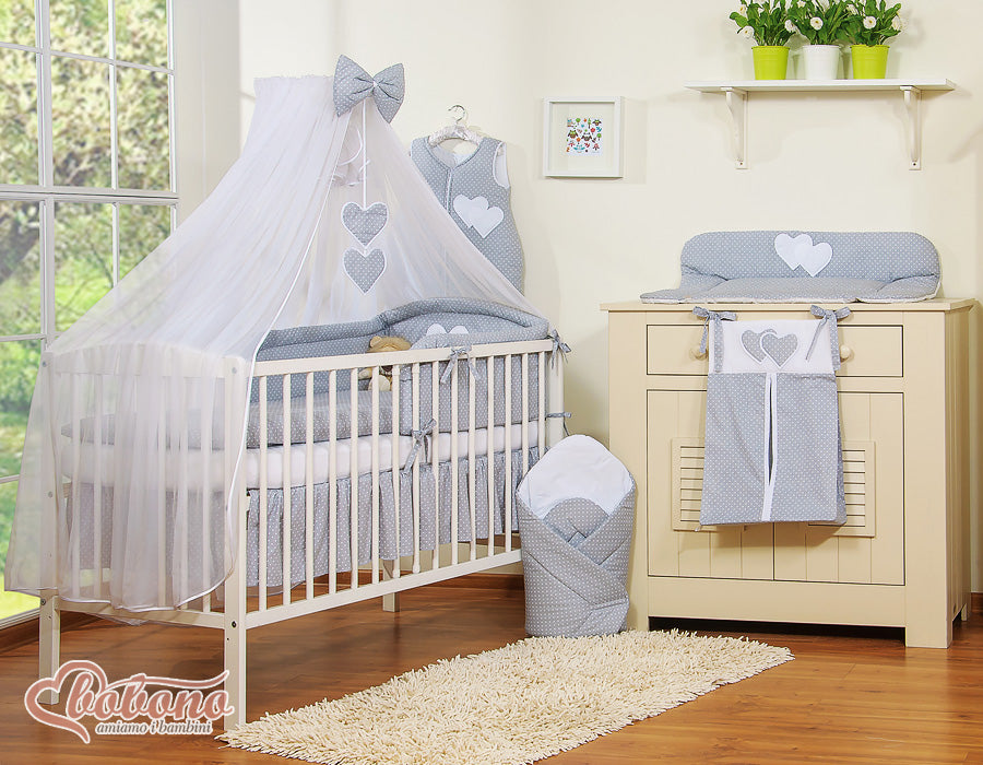 Groot muskietennet babybedje - klamboe - ademend chiffon, volledige bescherming, decoratief