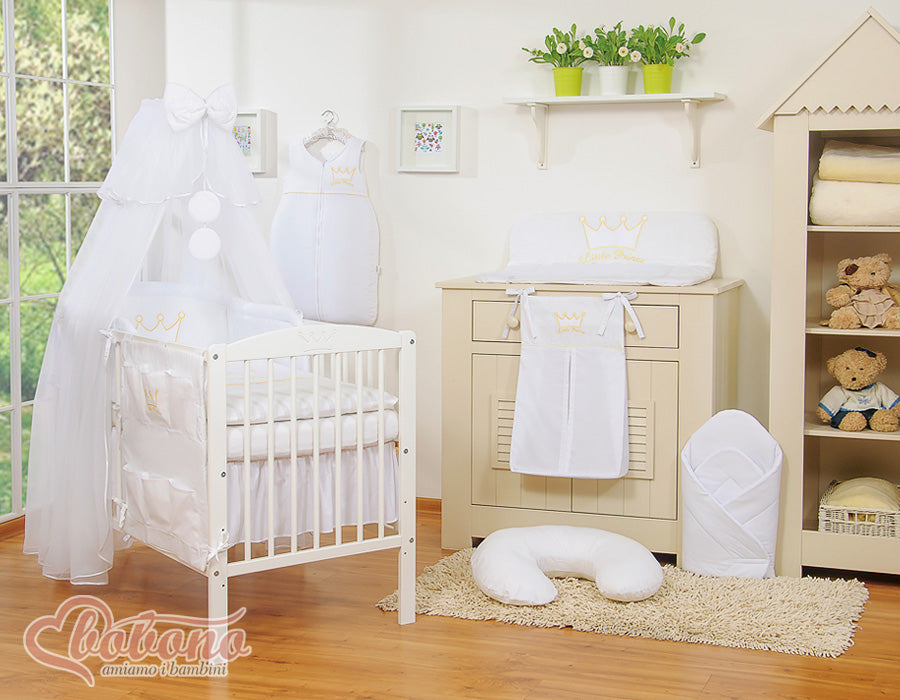 5-delat linneset med myggnät - barnlinneset - skyddar mot myggor och skapar stämning