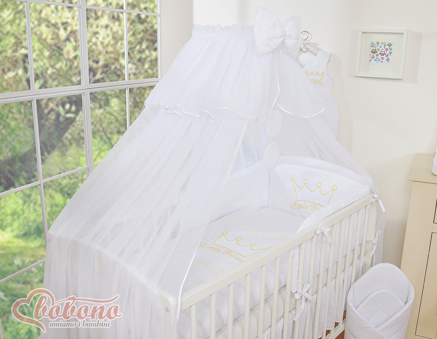 Stort myggnät för babysäng, luftigt myggnät, komplett skydd mot insekter