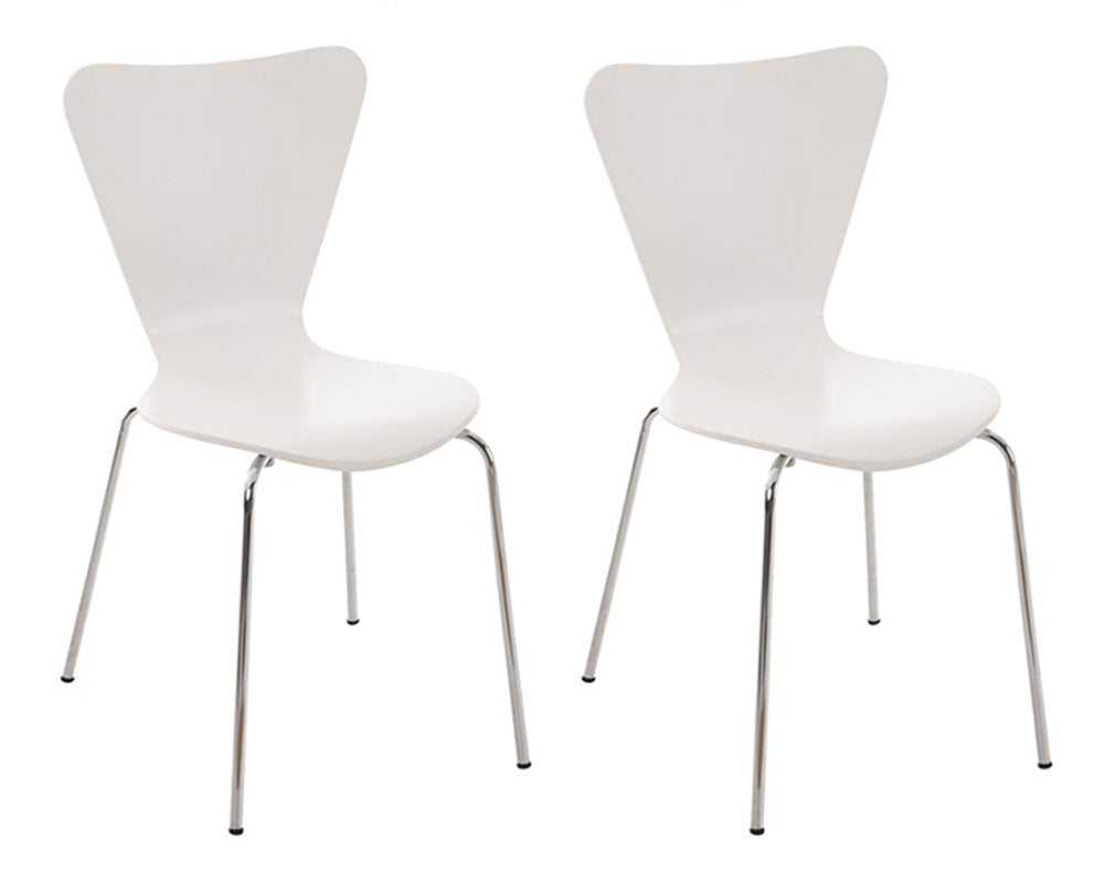 2x bezoekersstoel Calisto walnoot