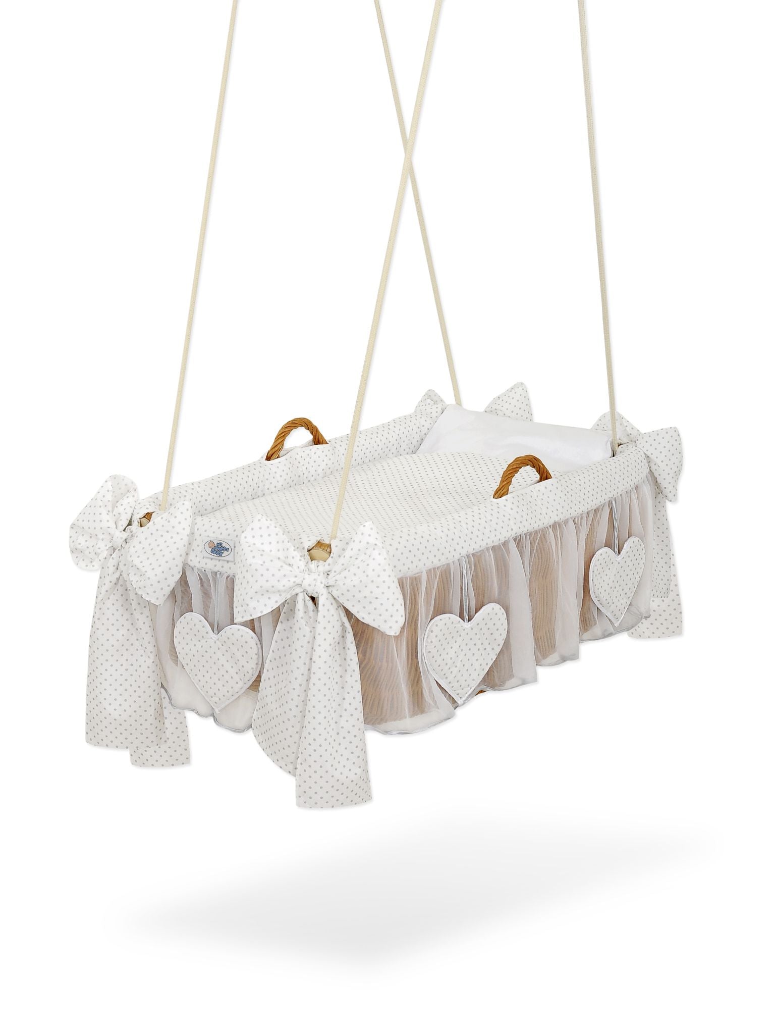 Hängande vaggkorg - spjälsäng - säker och snygg sovplats