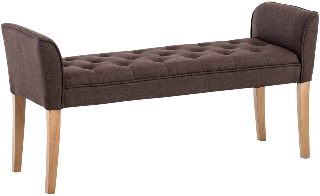 Chaise Longue Sofa - Loungestoel - Luxe Bruine Stof, Stevig Houten Onderstel, Zeer Comfortabel Kleur bruin