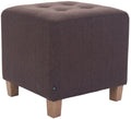 Zitkruk, Poef - Moderne Elegant Design met Duurzame Stofbekleding, Comfort en Stevigheid Kleur bruin