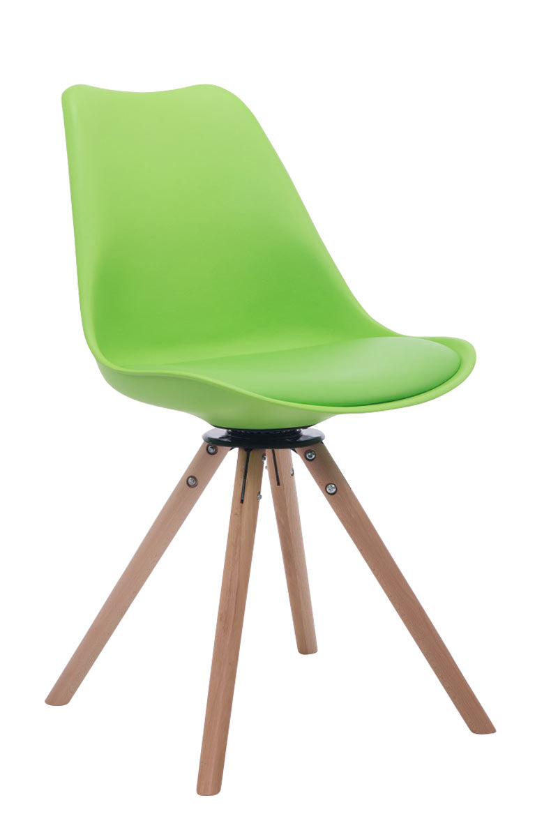 Eetkamerstoel - Bezoekersstoel - Elegant Design, Uitstekend Zitcomfort Kleur groen
