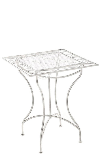 Nostalgische IJzeren Tafel - Vintage Stijl - Extreem Stabiel Kleur antiek wit