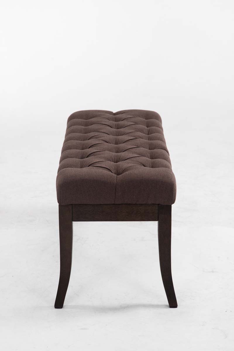 Bank Bruin Stof - Zitbank - Luxueus Comfort, Chesterfield Design, Onderhoudsvriendelijk Kleur bruin