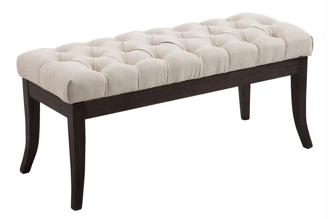 Stoffen Zitbank - Designer Bank - Elegante Extra Zitruimte voor Gasten Kleur crème Maat
