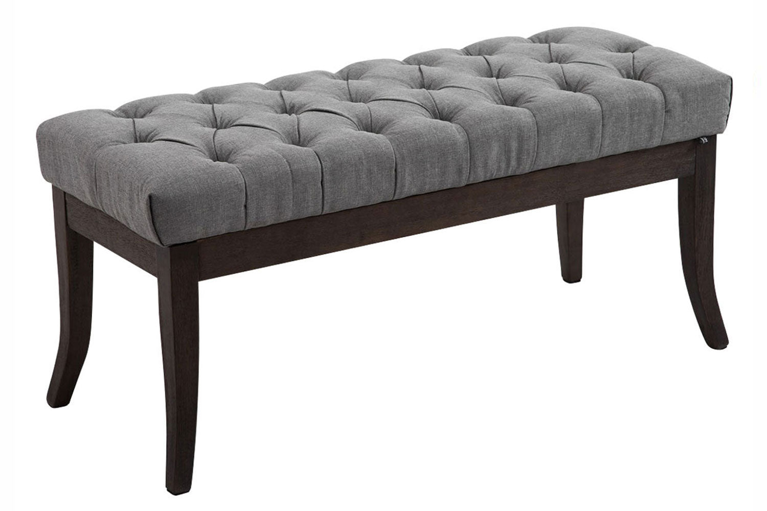 Stoffen Zitbank - Designer Bank - Elegante Extra Zitruimte voor Gasten Kleur grijs Maat
