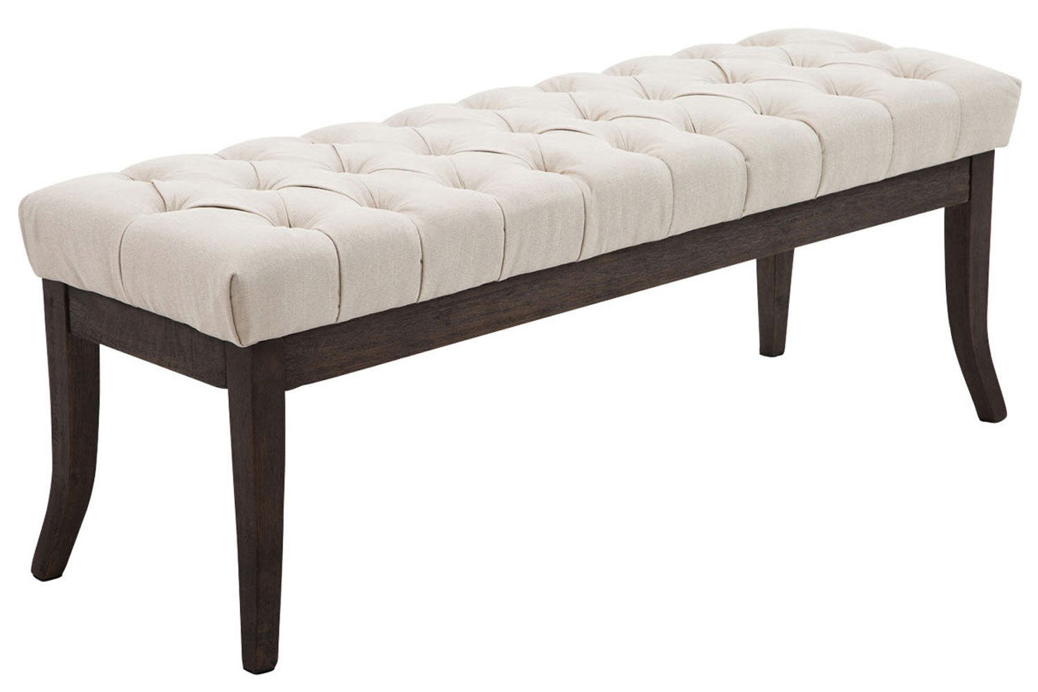 Stoffen Zitbank - Designer Bank - Elegante Extra Zitruimte voor Gasten Kleur crème Maat