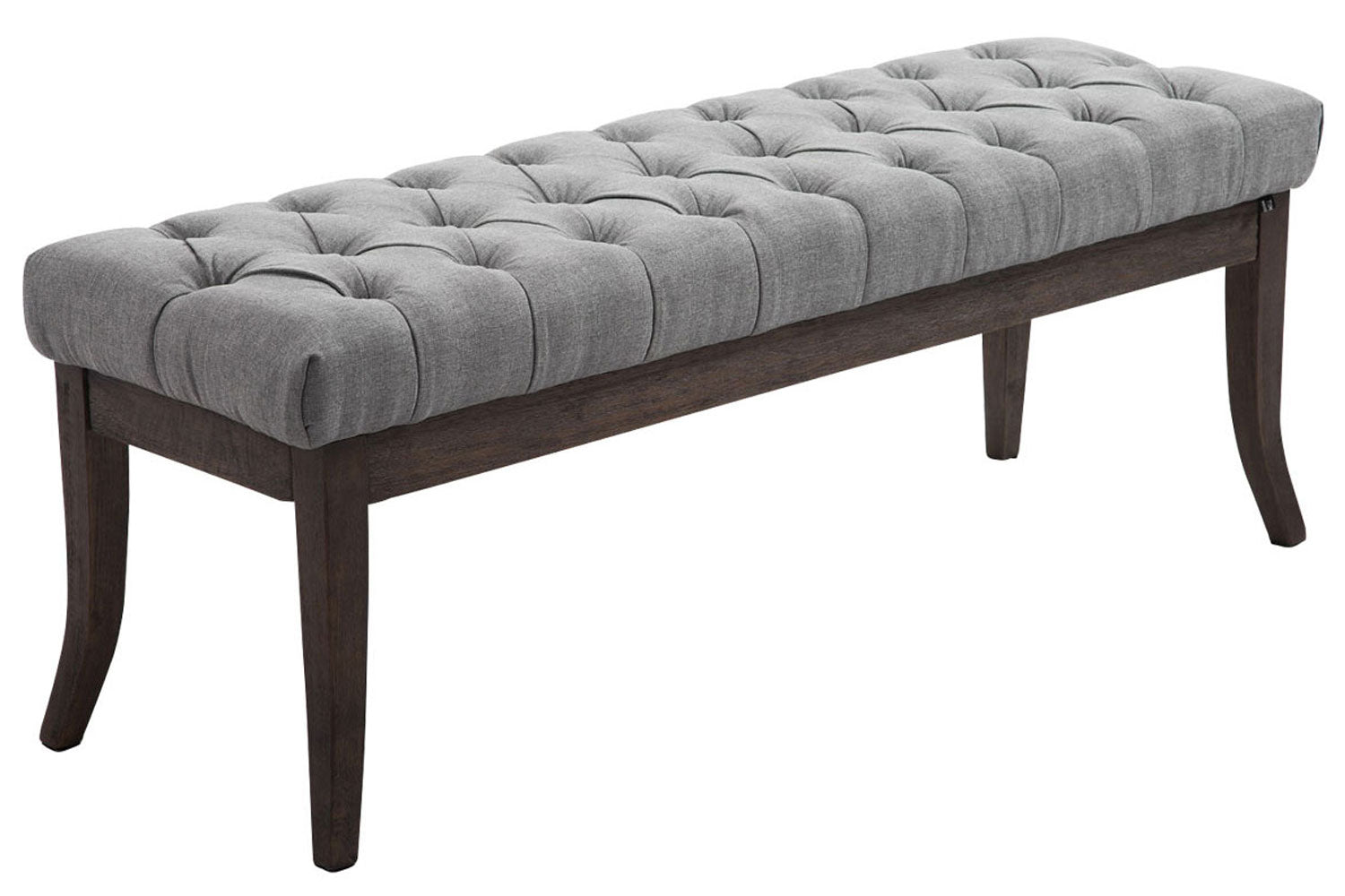 Stoffen Zitbank - Designer Bank - Elegante Extra Zitruimte voor Gasten Kleur grijs Maat
