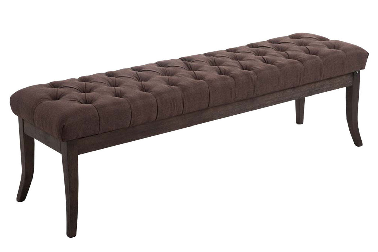 Stoffen Zitbank - Designer Bank - Elegante Extra Zitruimte voor Gasten Kleur bruin Maat