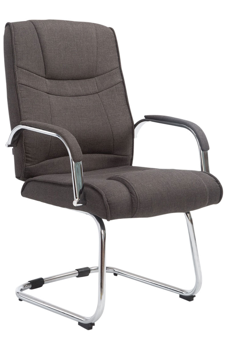 Moderne Ergonomische Schommelstoel - Bezoekersstoel - Veiligheid tot 180 kg Kleur donkergrijs