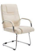 Moderne Ergonomische Schommelstoel - Bezoekersstoel - Veiligheid tot 180 kg Kleur crème