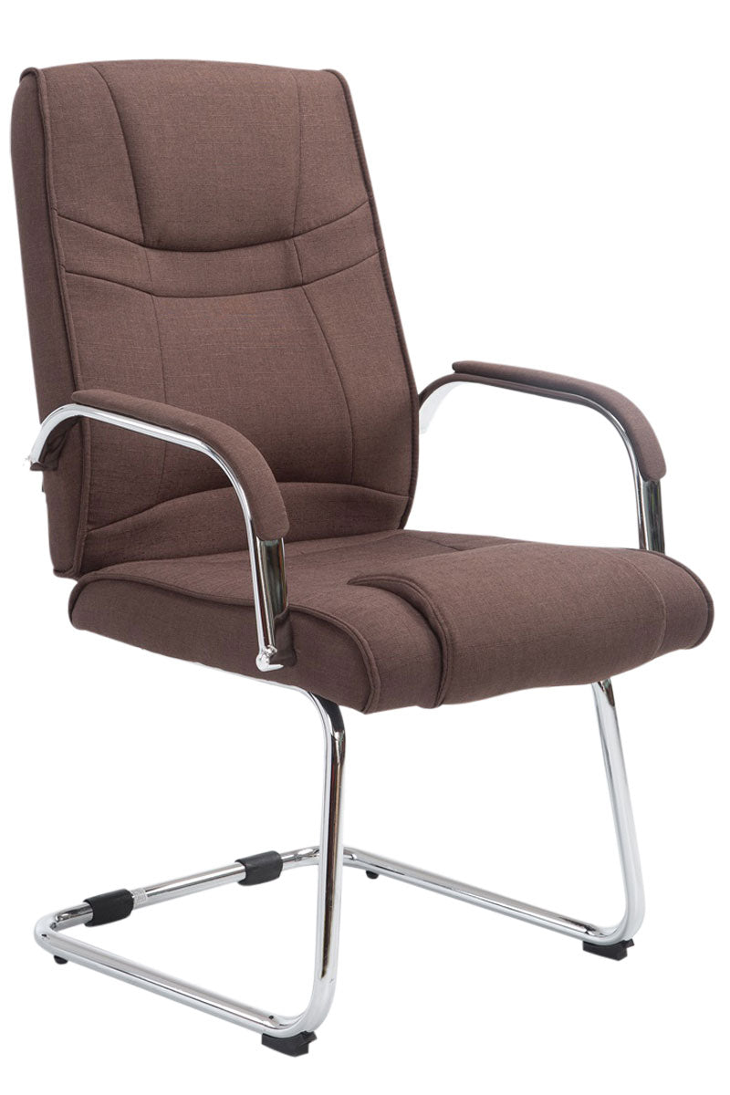 Moderne Ergonomische Schommelstoel - Bezoekersstoel - Veiligheid tot 180 kg Kleur bruin