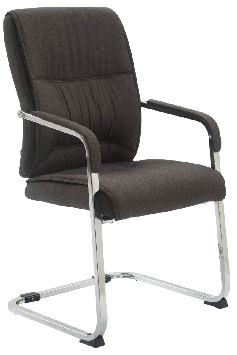 XXL Bezoekersstoel, Gaststoel - Ergonomisch & Belastbaar tot 260kg Kleur zwart