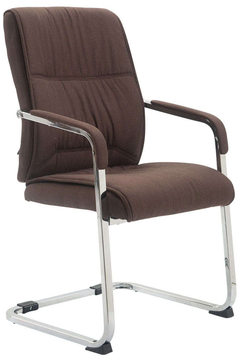 XXL Bezoekersstoel, Gaststoel - Ergonomisch & Belastbaar tot 260kg Kleur bruin