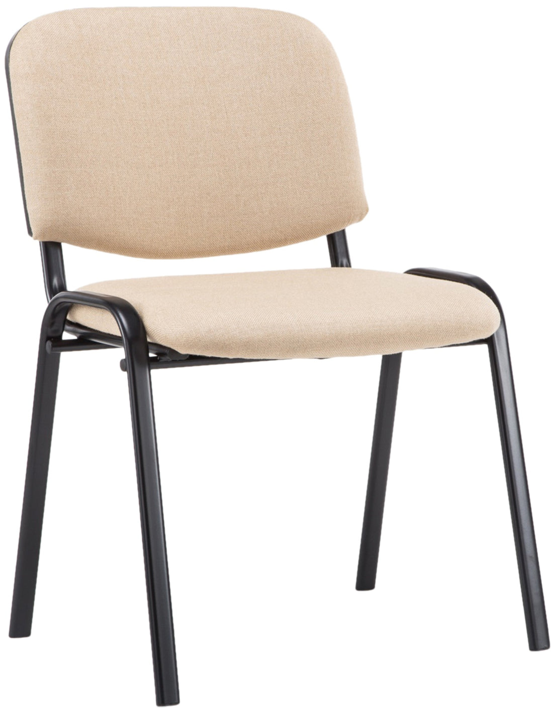 Comfortabele Bezoekersstoel, ontvangststoel, stapelbaar ontwerp, Ideaal voor Kantoor en Conferentie Kleur bruin