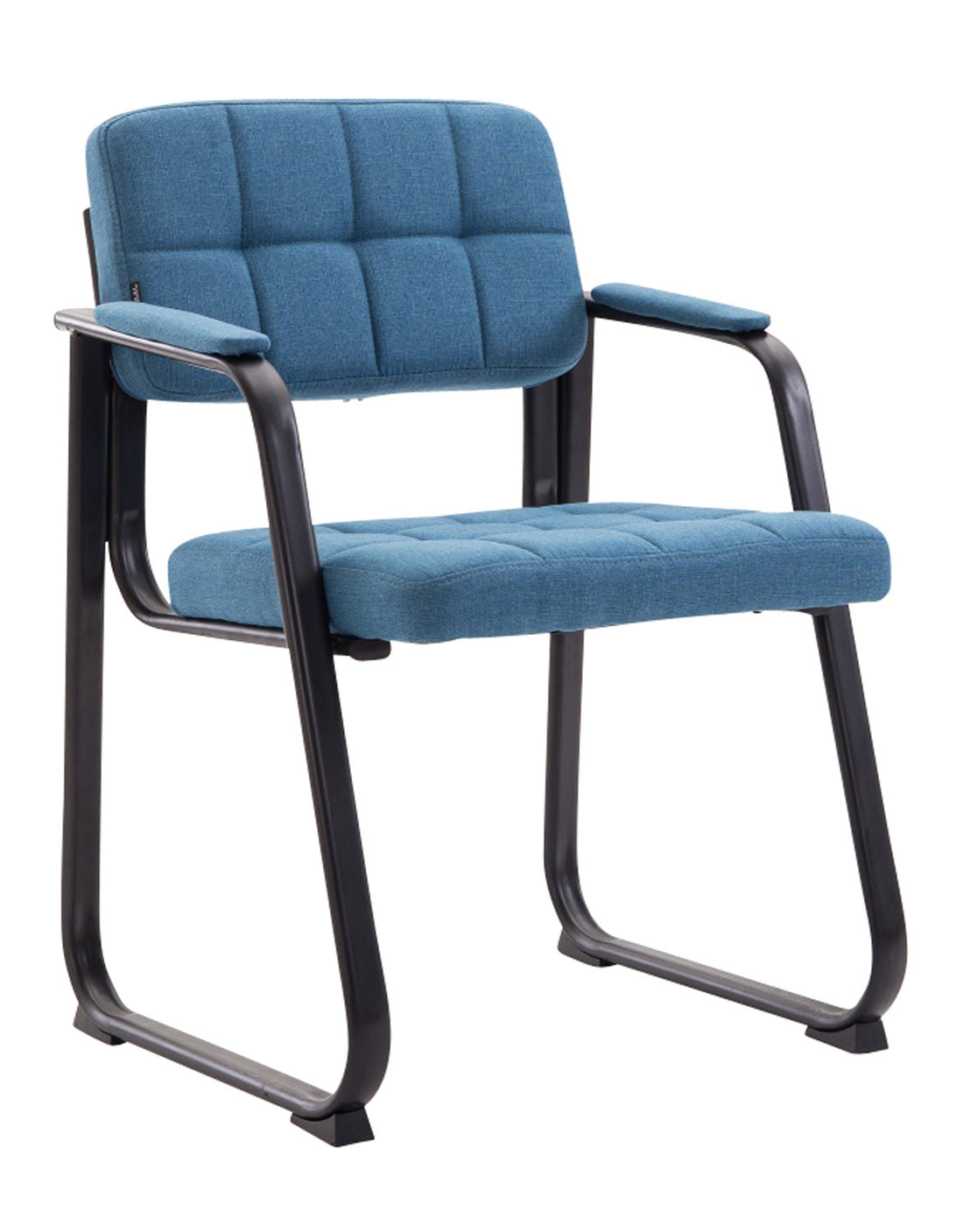 Bezoekersstoel B - Conferentiestoel - Comfortabel en Elegant Design Kleur blauw
