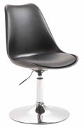Eetkamerstoel - Fauteuil - Modern Design & Hoogte Verstelbaar Kleur zwart